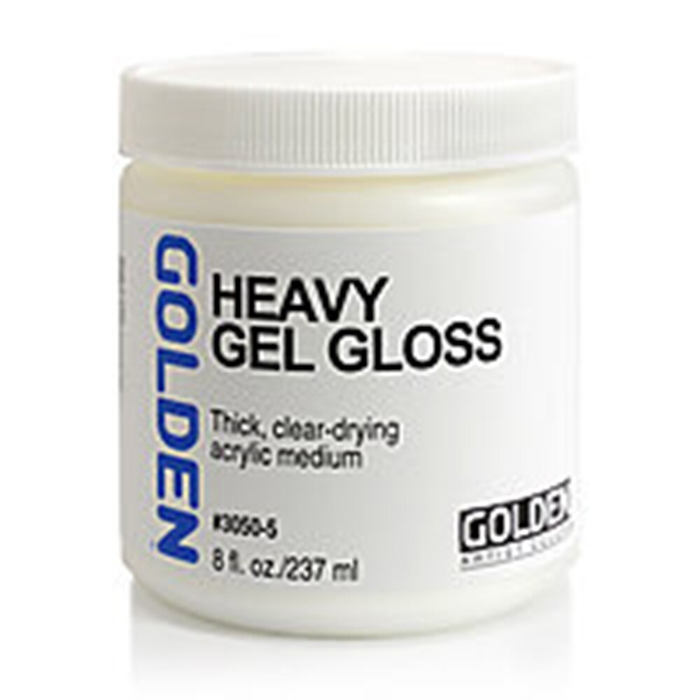 Golden, Heavy Gel, Gloss, 8 ounce